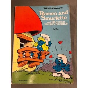 SMURF Adventures Romeo and Smurfette and 12 Other Smurfy Stories Book 1978 Peyo
